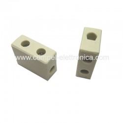 MORSETTO CERAMICO 450Vac 300°C MAX CAVI 4MM A VITE