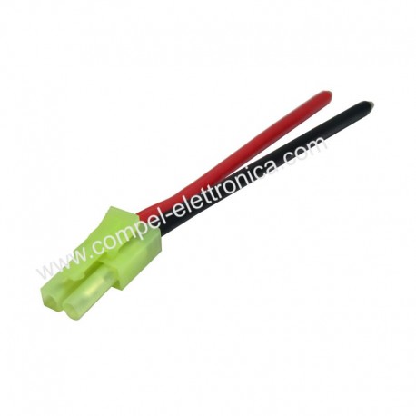 BLOCCHETTO MINI TAMIYA FEMMINA 2P CON CAVO 30CM