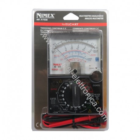 MULTIMETRO ANALOGICO 1000V NI 855 NIMEX