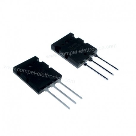 COPPIA 2SA1943/2SC5200 P/N 15A 150W 30Mhz TOP-3L TOSHIBA *SELEZIONATI*