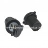 DOPPIA PRESA USB DA PANNELLO 2X5V 1A/2,1A 12-24Vdc C/GHIERA-TAPPO IP65