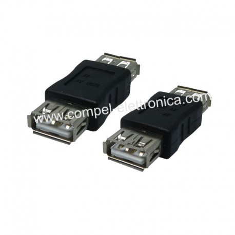 ADATTATORE USB A/A FEMMINA / FEMMINA