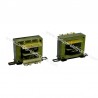 TRASFORMATORI 2,5W 2X7,5V 110V 220V DA PANNELLO DOPPI SECONDARI