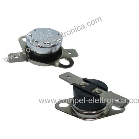 INTERRUTTORE TERMICO 95°C NORM. CHIUSO MANUALE FASTON 6,3MM ORIZZONTALI