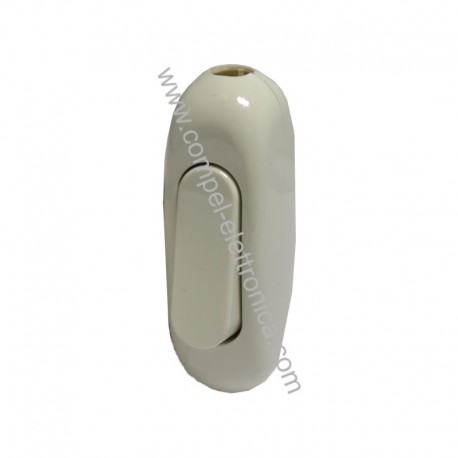 DEVIATORE TERMINALE BASCULANTE 2A 250VAC BIANCO