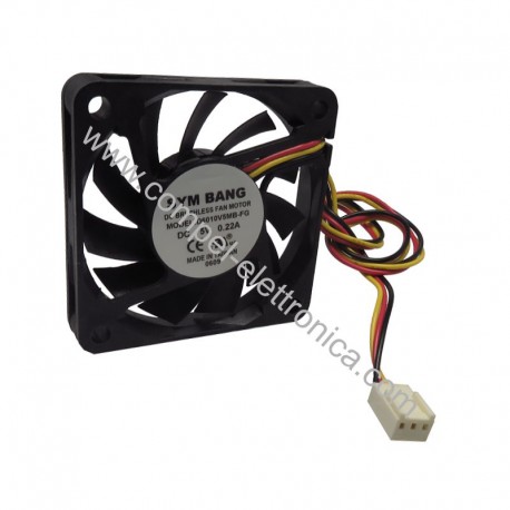 VENTOLE 60X60X10H 5V 0,22A 1,1W CUSCINETTI TACHIMETRICA SYM-BANG