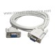 CAVO SERIALE NULL MODEM 9P F/F 2 MT