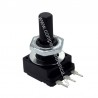 POTENZIOMETRO 10 KOHM LINEARE ISOLATO ALBERINO D. 6MM H. 12MM