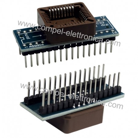 ADATTATORE DA PLCC32 A DIP32