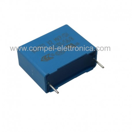 CONDENSATORE MKP-X2 1uF 305Vac P. 27,5mm