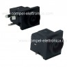 PRESA ALIMENTAZIONE DC Ø 6,5MM/ INT.1,7MM PANNELLO PVC