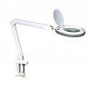 LAMPADA A MORSETTO DA TAVOLO CON LENTE INGRAND. 5 DIOTTRIE 60 LED BIANCA