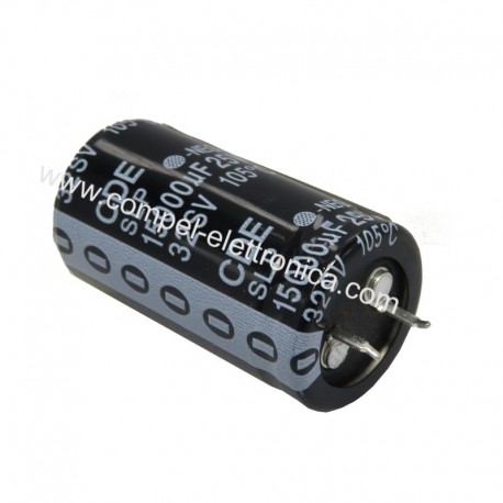 CONDENSATORI ELETTROLITICI SNAP-IN C/ 15000UF 25V 25x46mm