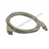 CAVO USB A / USB B 2.0 MASCHIO-MASCHIO 5MT GRIGIO