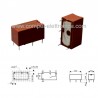 RELÈ RE034024 24Vdc 250Vac 6A SPST-NO