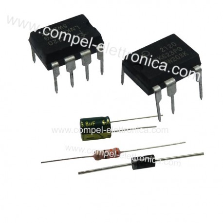 LNK623PG DIP-8C KIT RIPARAZIONE SCHEDE ASCIUGATRICE BEKO SERIE DRX722W