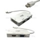 ADATTATORE DA MINI DISPLAYPORT 3 IN 1 VGA HDMI DVI