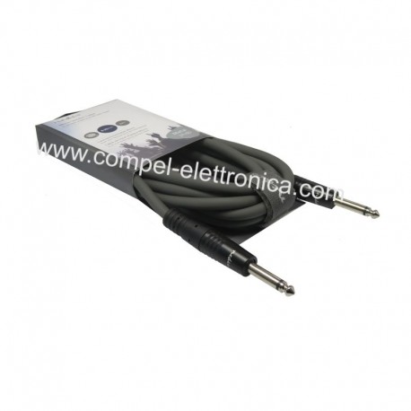 CAVO Jack 6,3 MONO MASCHIO/MASCHIO 3 MT CAVO FLESSIBILE PROFESSIONALE