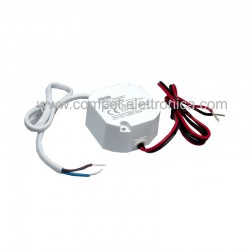 ALIMENTATORE SWITCH PER LED CV 12V 12W 1A TENSIONE COSTANTE IP67 BIANCO