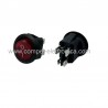 INTERRUTTORE A BILANCERE BIPOLARE TONDO LUMINOSO OFF-ON 6A-250V ROSSO