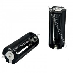 PORTABATTERIE PER 3 MINISTILO AAA CILINDRICO A CONTATTO