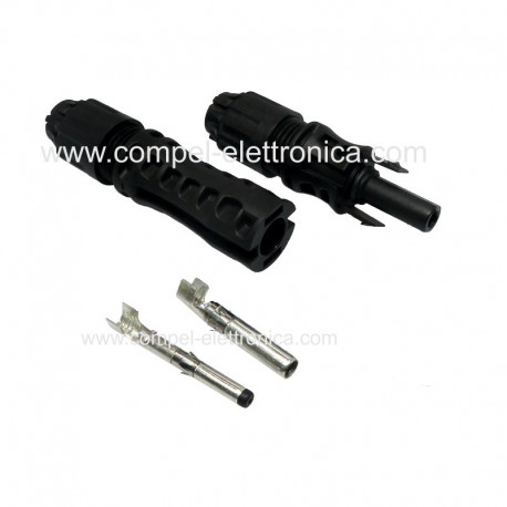 COPPIA PRESA SPINA VOLANTE MC4-Evo2 PER CAVO 4-6MM PER PANNELLI SOLARI