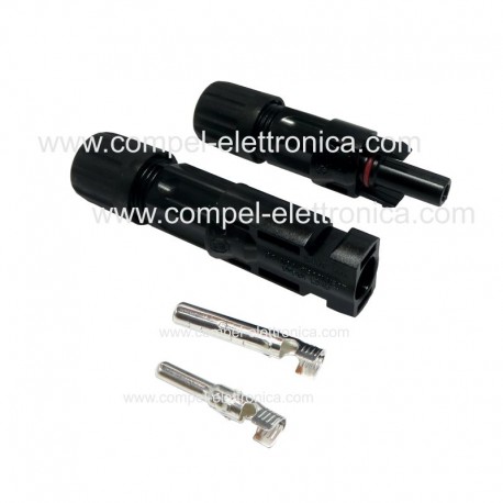 COPPIA PRESA SPINA VOLANTE MC4 PER CAVO 4-6MM PER PANNELLI SOLARI
