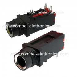 PRESA JACK 6,3 STEREO DA PANNELLO E CIRCUITO STAMPATO PER YAMAHA