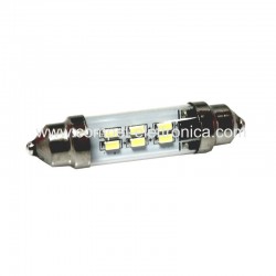 LAMPADINA A LED FESTOON 10-30V 6K/L42 VETRO
