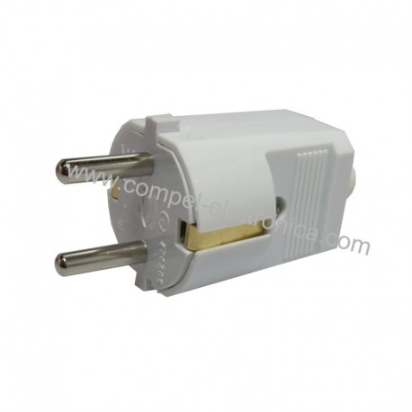 SPINA RETE SCHUKO 16A 250VAC BIANCA