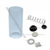 KIT CONTENITORE IN VETRO MOLLA FILTRO X PISTOLA DISSALDANTE ZD8915-ZD987