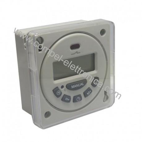 PROGRAMMATORE SETTIMANALE 16A 12Vdc DIGITALE