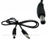 CAVO ALIMENTAZIONE da USB/A a SPINA DC 5,5/2,1MM LUNGHEZZA 0,8MT