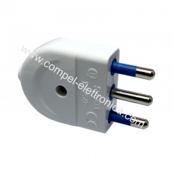 SPINA RETE 16A 250VAC 2P T BIANCA