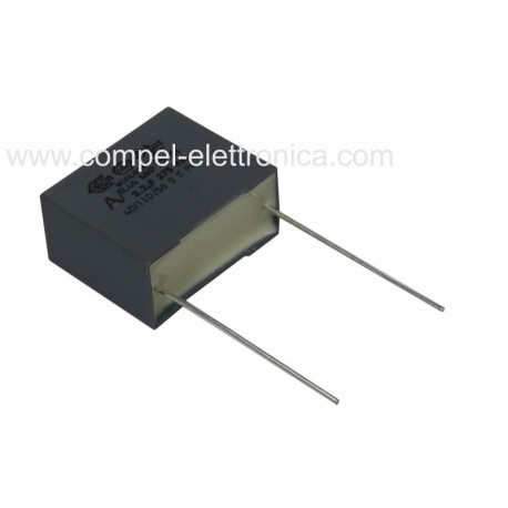 CONDENSATORE MKP-X2 2,2uF 275Vac P. 22,5mm