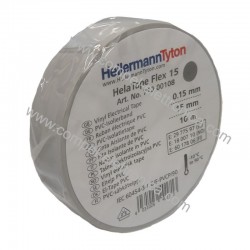 NASTRO ELETTROISOLANTE 15MM X 10MT SPESS.150µM GRIGIO