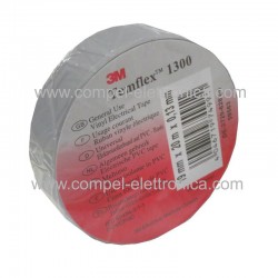 NASTRO ELETTROISOLANTE 19MM X 20MT SPESS.130µM GRIGIO