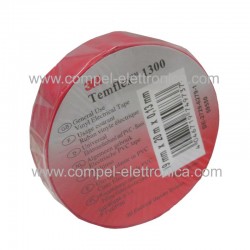 NASTRO ELETTROISOLANTE 19MM X 20MT SPESS.130µM ROSSO