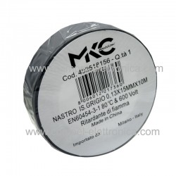 NASTRO ISOLANTE 15MMX10MT GRIGIO