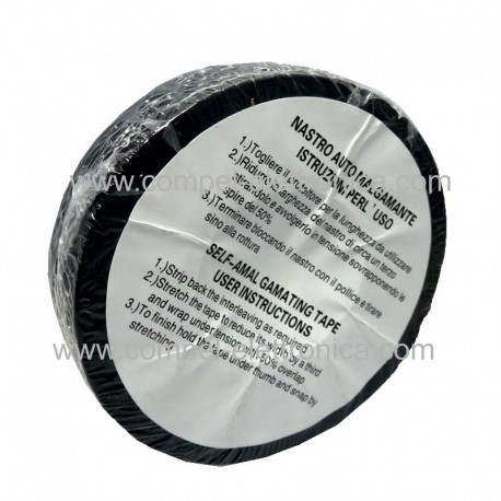NASTRO AUTOAGGLOMERANTE 19MM X 5MT NERO