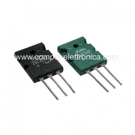 COPPIA 2SA1301/2SC3280 P/N 160V 12A 120W TO3PL TOSHIBA